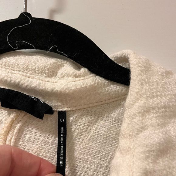 Urban Outfitters Out From Under Button-Down Romper Collared Ivory - Picture 11 of 11